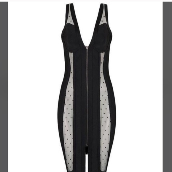 NWOT BANDAGE MINI DRESS - Picture 2 of 8